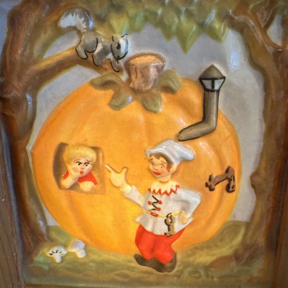 Vintage‎ Peter Peter Pumpkin Eater Portable Lamp By Vinson Levinson Mfg - Rare